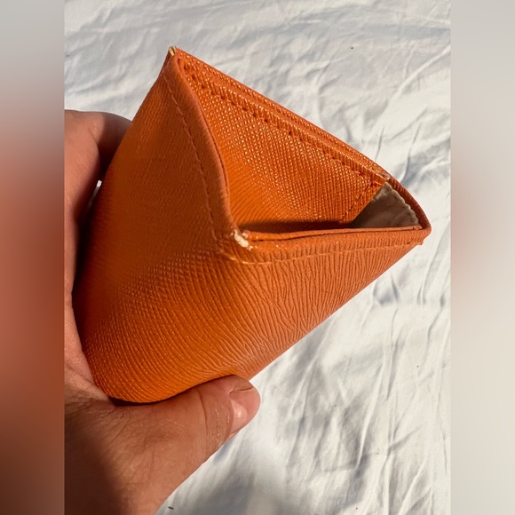 Tory Burch sunglasses glasses Case orange with gold hardware - Picture 7 of 7